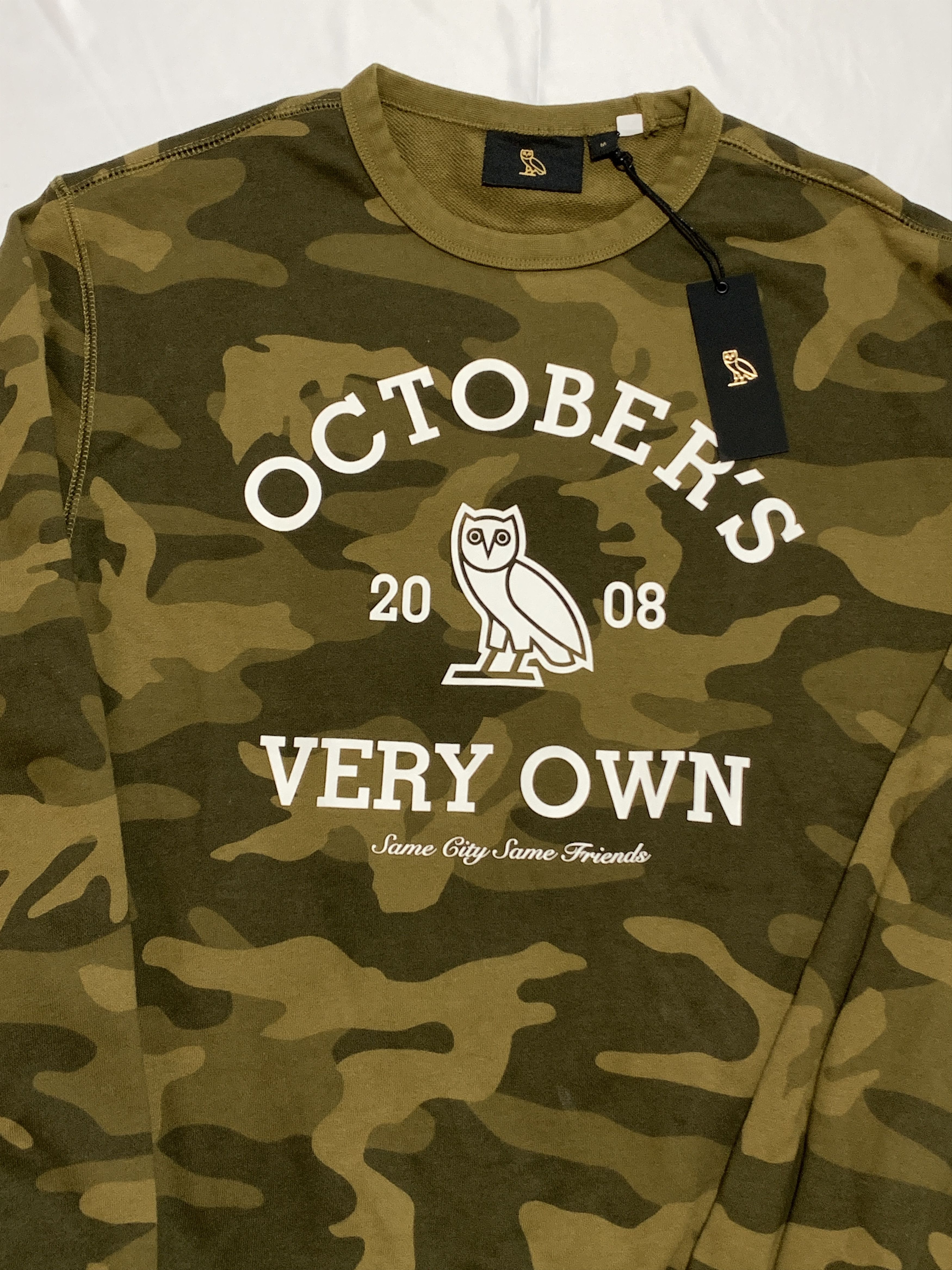 Drake *RARE* OVO Collegiate Crewneck Camo Size US M / EU 48-50 / 2 - 2 Thumbnail