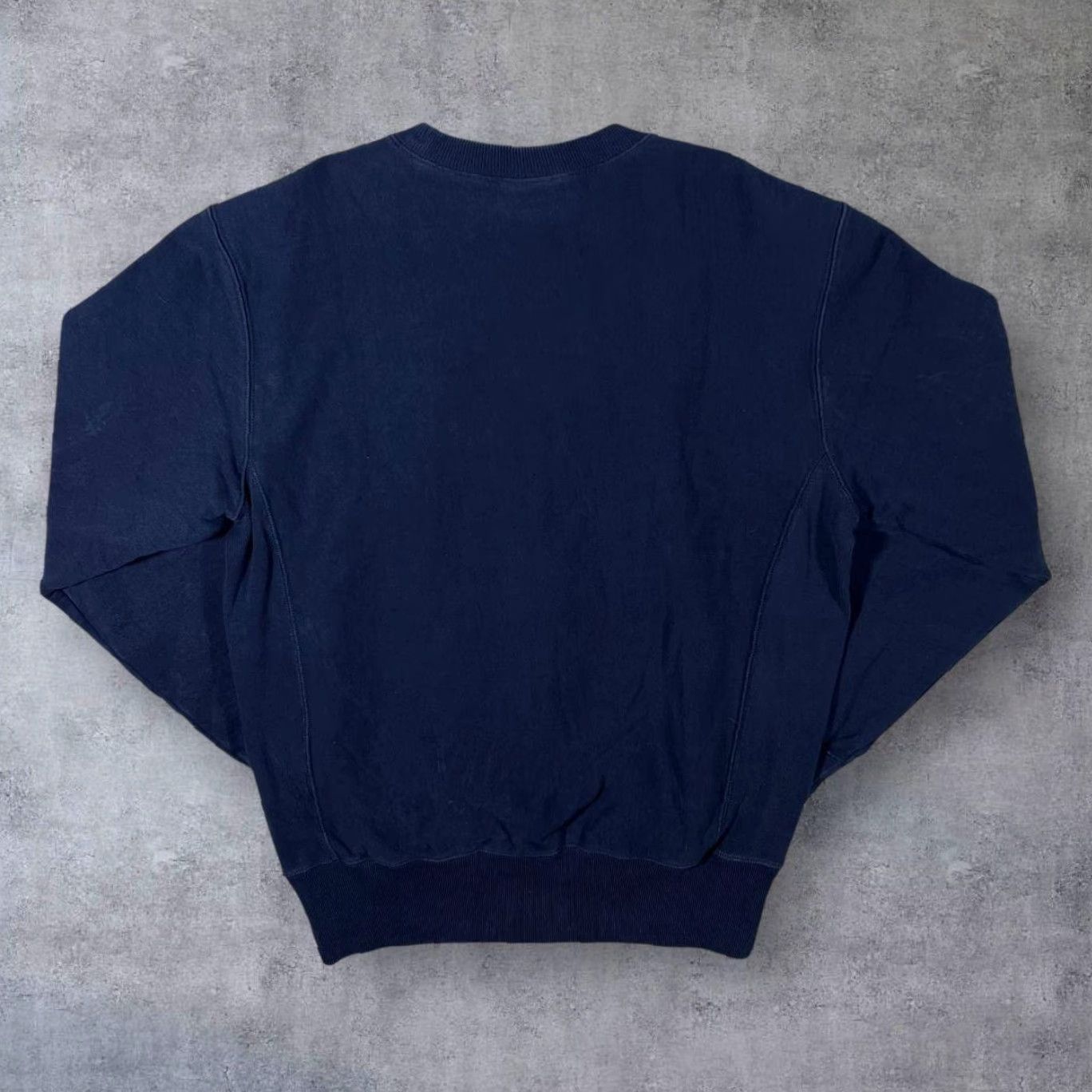 Champion Champion Reverse Weave Embroidered Mini Logo Navy Blue Sweatshirt M Men Long Sleeve Pullover Size US M / EU 48-50 / 2 - 2 Thumbnail