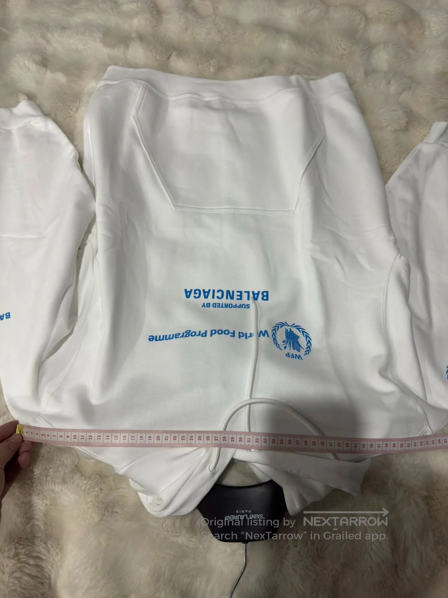 Balenciaga Balenciaga Pure White Logo Sweatshirt| Size US XS / EU 42 / 0 - 6 Thumbnail
