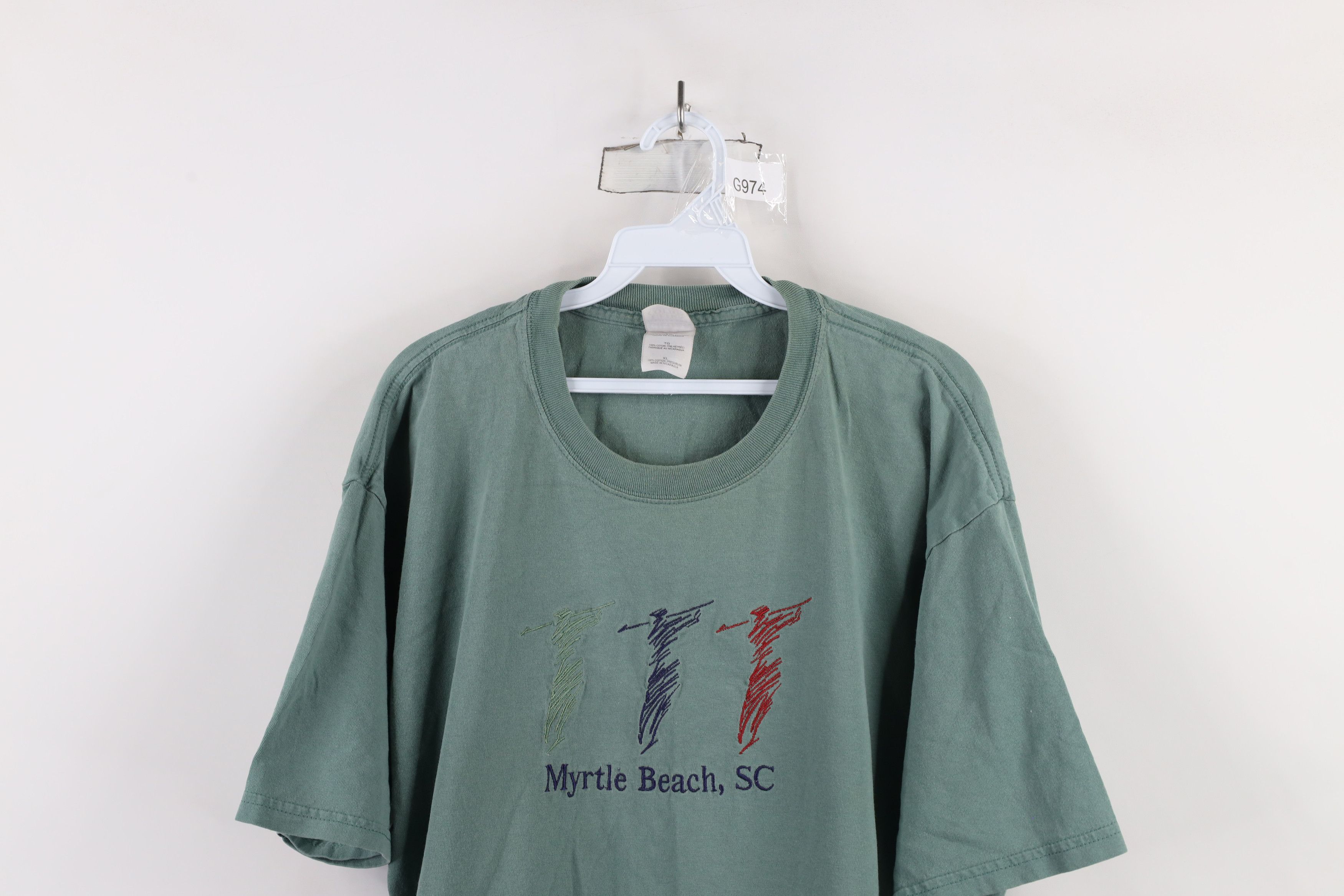 Vintage Vintage 90s Spell Golf Myrtle Beach South Carolina T-Shirt Size US XL / EU 56 / 4 - 2 Thumbnail