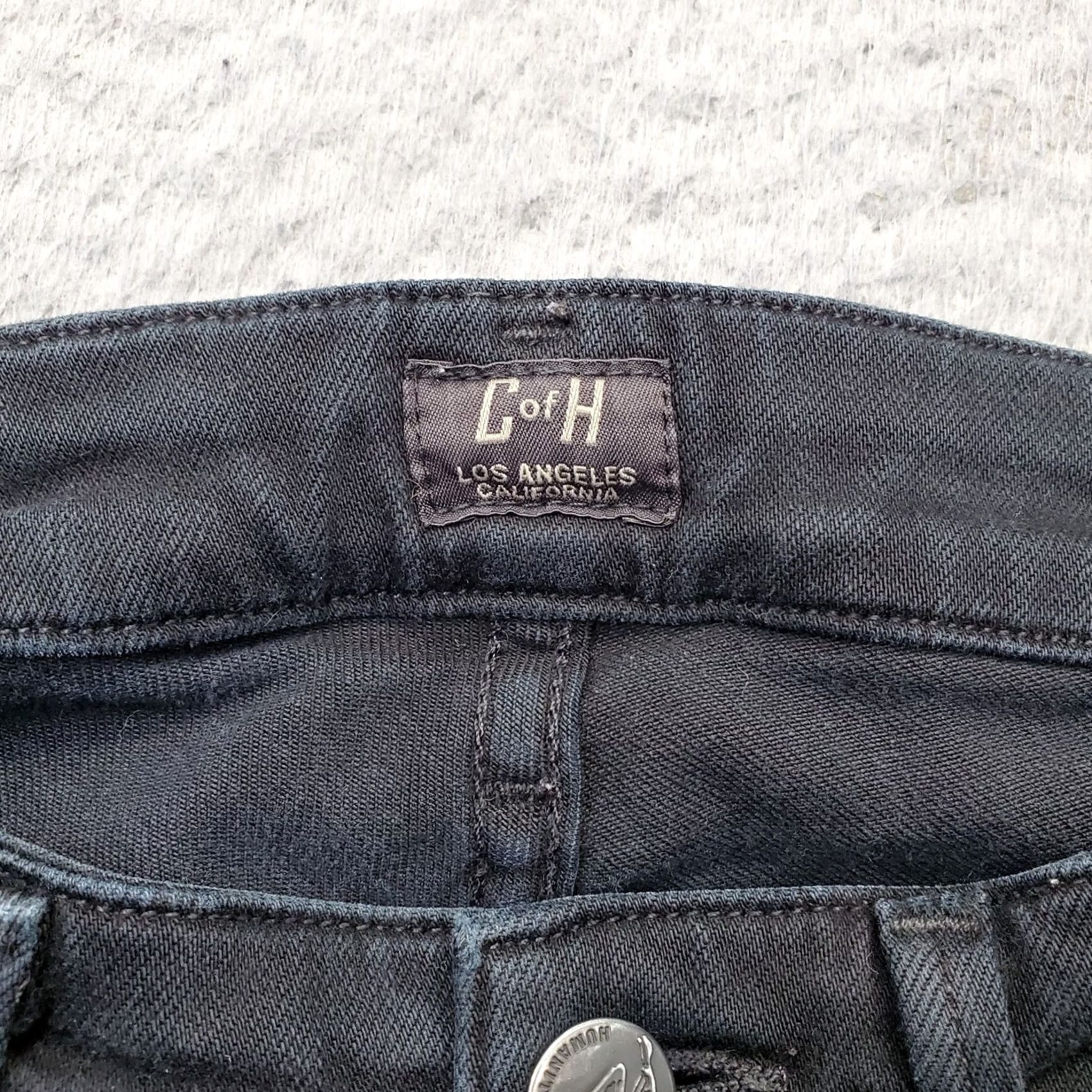 Citizens Of Humanity Citizens of Humanity Jeans Women 25 Black Denim Arielle Mid-Rise Skinny Raw Hem Mens? Size 42" / US 20 - 7 Thumbnail