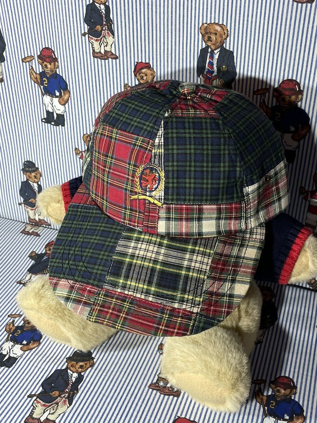 Tommy Hilfiger × Vintage Cap Tommy Hilfiger Lion Crest Patch OG Vintage 90’s Size ONE SIZE - 3 Thumbnail