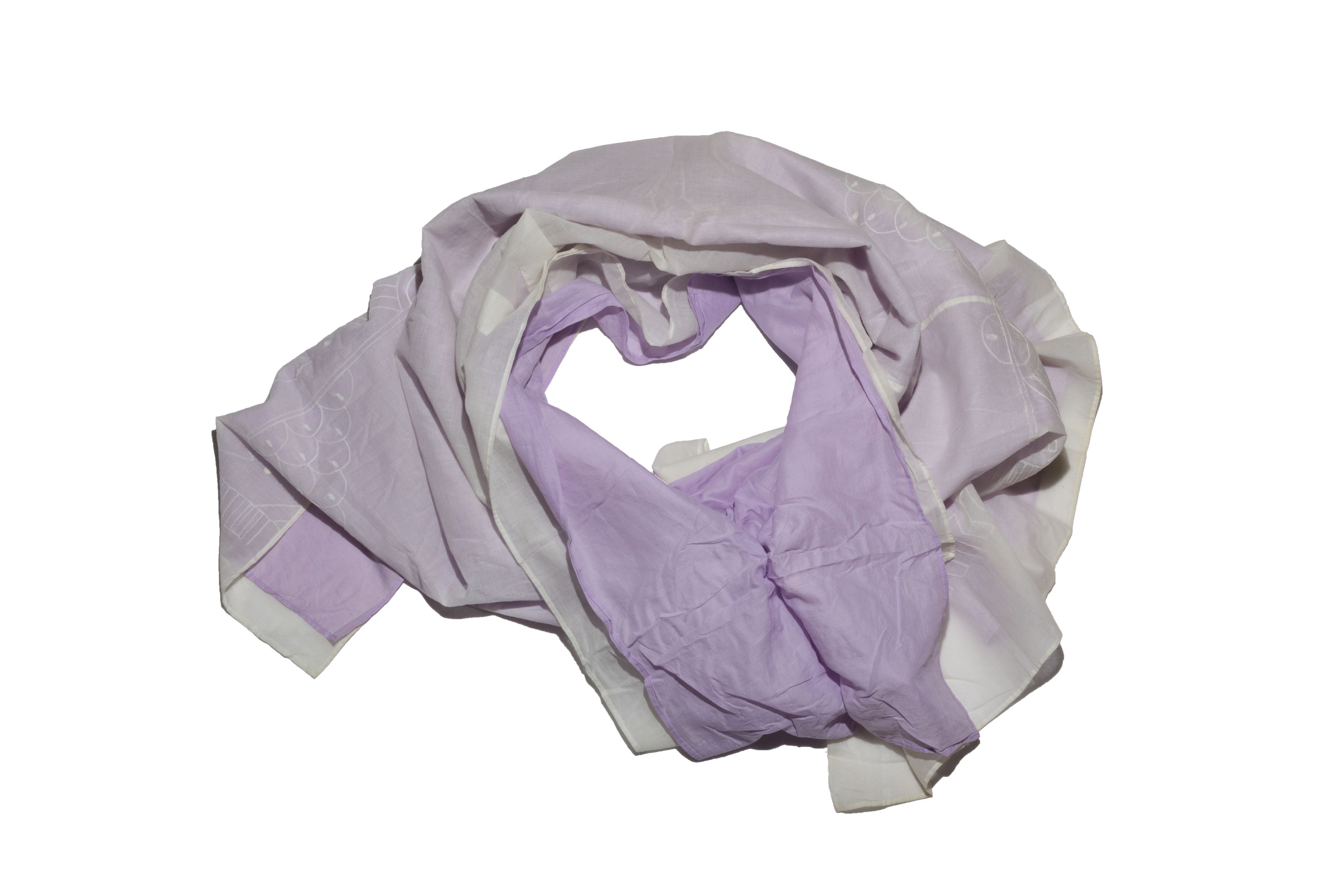 Issey Miyake EMBROIDERED LAYERED PANEL SHAWL CAPE Size M / US 6-8 / IT 42-44 - 6 Thumbnail