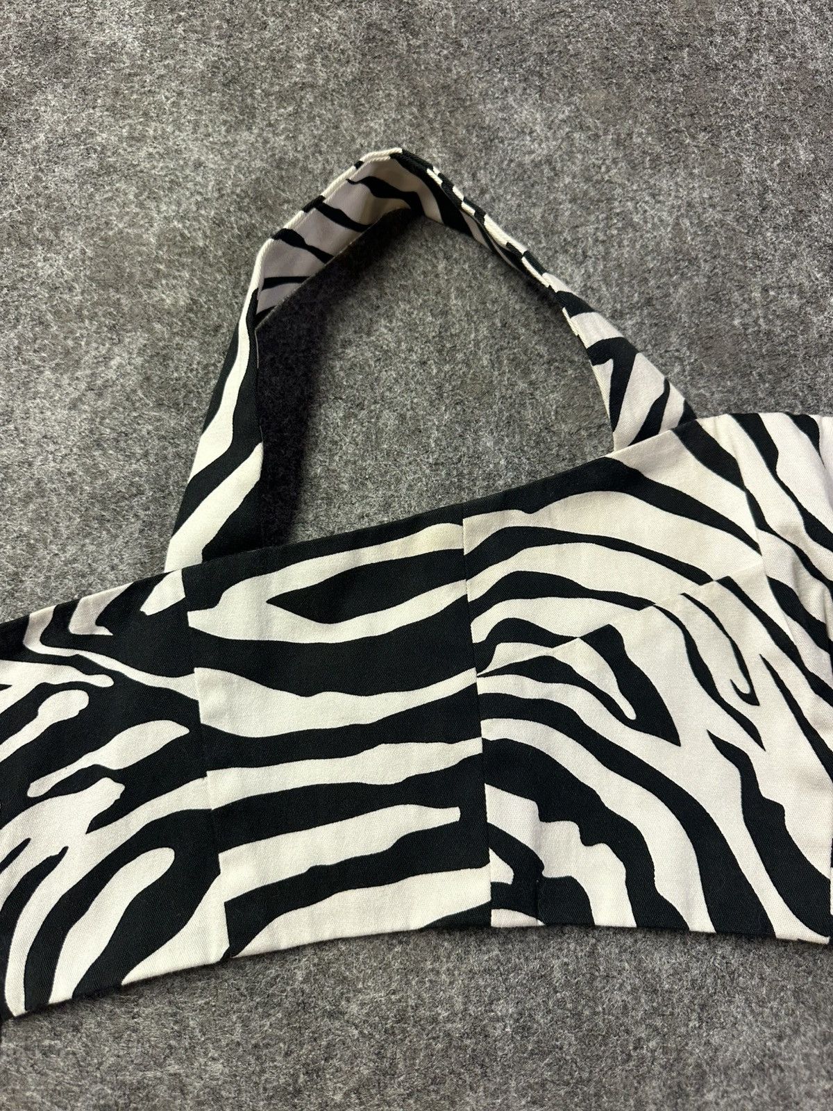 Dolce & Gabbana Dolce & Gabbana Square Neck Bustier Top Zebra Crop Black Size XL / US 12-14 / IT 48-50 - 10 Thumbnail