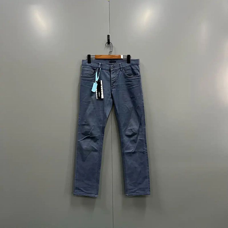 Prada Prada Casual Blue Cotton Pants for Men Size US 32 / EU 48 - 1 Thumbnail