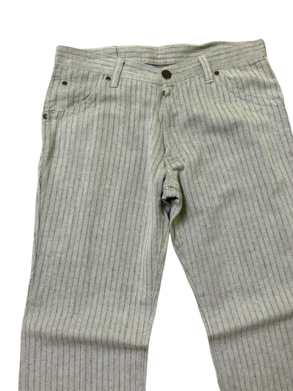 Japanese Brand × Matsuda × Vintage Vintage MONSIEUR NICOLE Hickory Pinstriped Pant Size US 32 / EU 48 - 4 Thumbnail