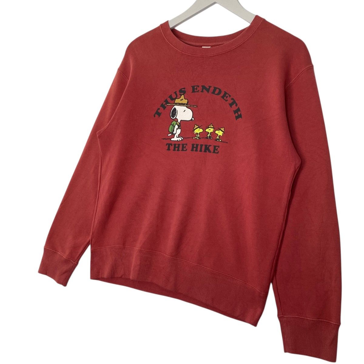 Vintage Vintage Peanuts Printed Crewneck Sweatshirt Red Size S Size US S / EU 44-46 / 1 - 2 Thumbnail