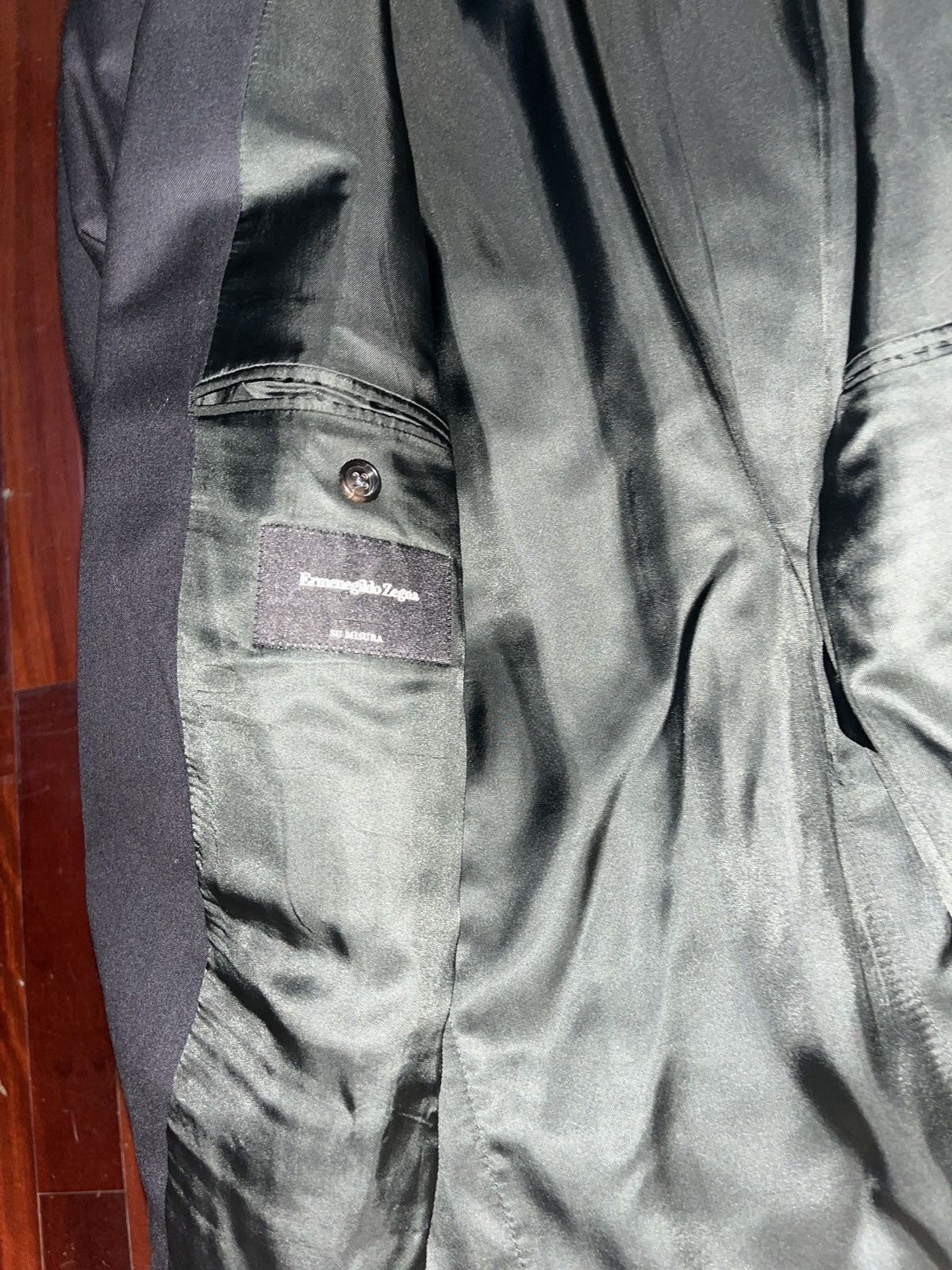Ermenegildo Zegna RARE Ermenegildo Zegna - Su Misura Blazer USA 40L/ EU 50L Size 50L - 3 Thumbnail
