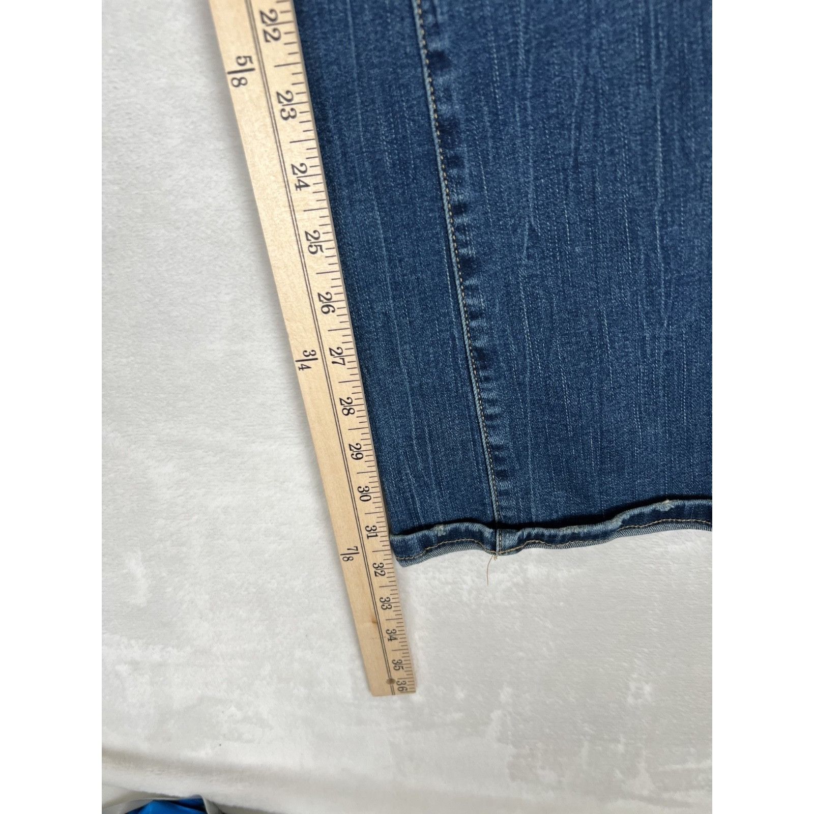 Mossimo Vintage Mossimo Supply Co Women's Denim Jeans Mid Rise Flare Size 30" / US 8 / IT 44 - 5 Thumbnail