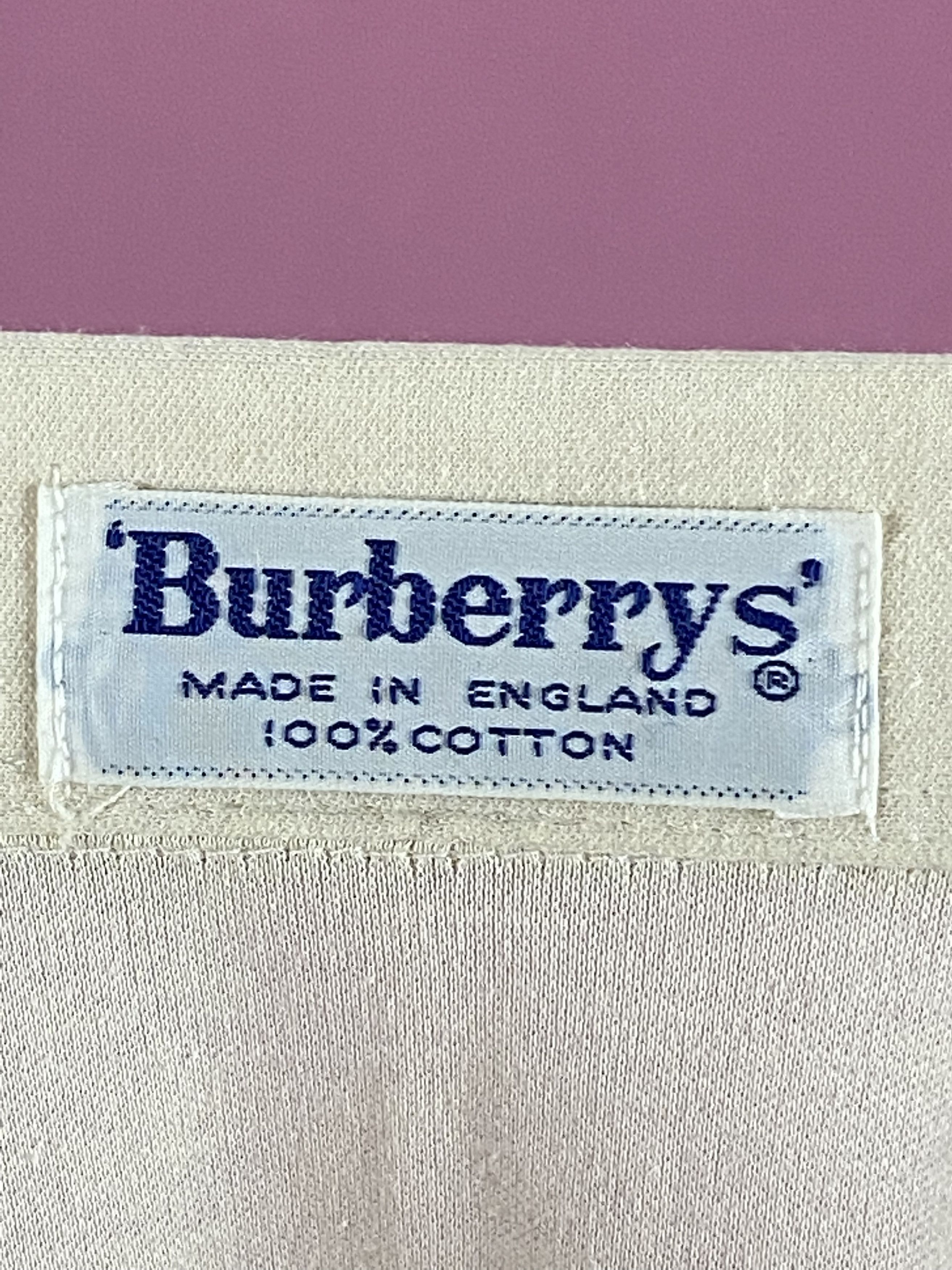 Burberry × Vintage 80s Burberrys Vintage Men's Polo Shirt - Size L Size US L / EU 52-54 / 3 - 6 Thumbnail