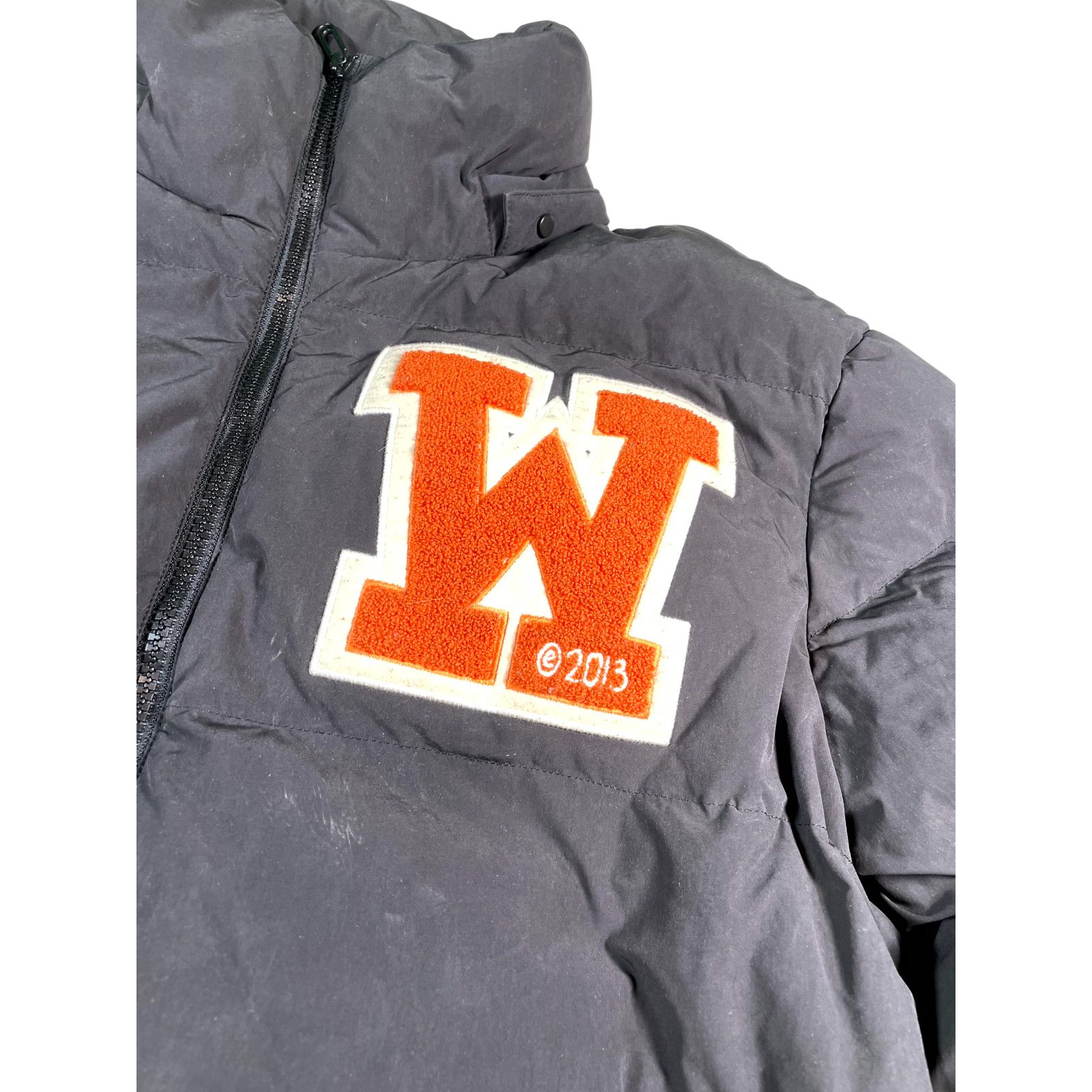 Off-White Off-White Coat Puffer Black & Orange Jacket Size US M / EU 48-50 / 2 - 2 Thumbnail