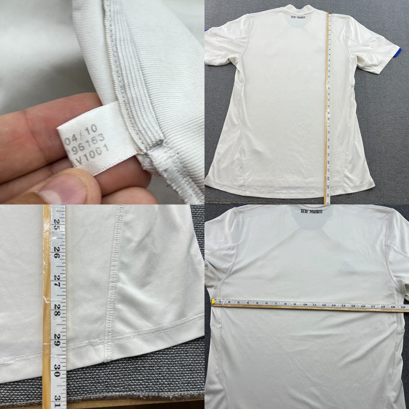 Adidas VINTAGE Real Madrid 2010 2011 Home Football Jersey Mens Medium Shirt White Adidas Size US M / EU 48-50 / 2 - 8 Thumbnail