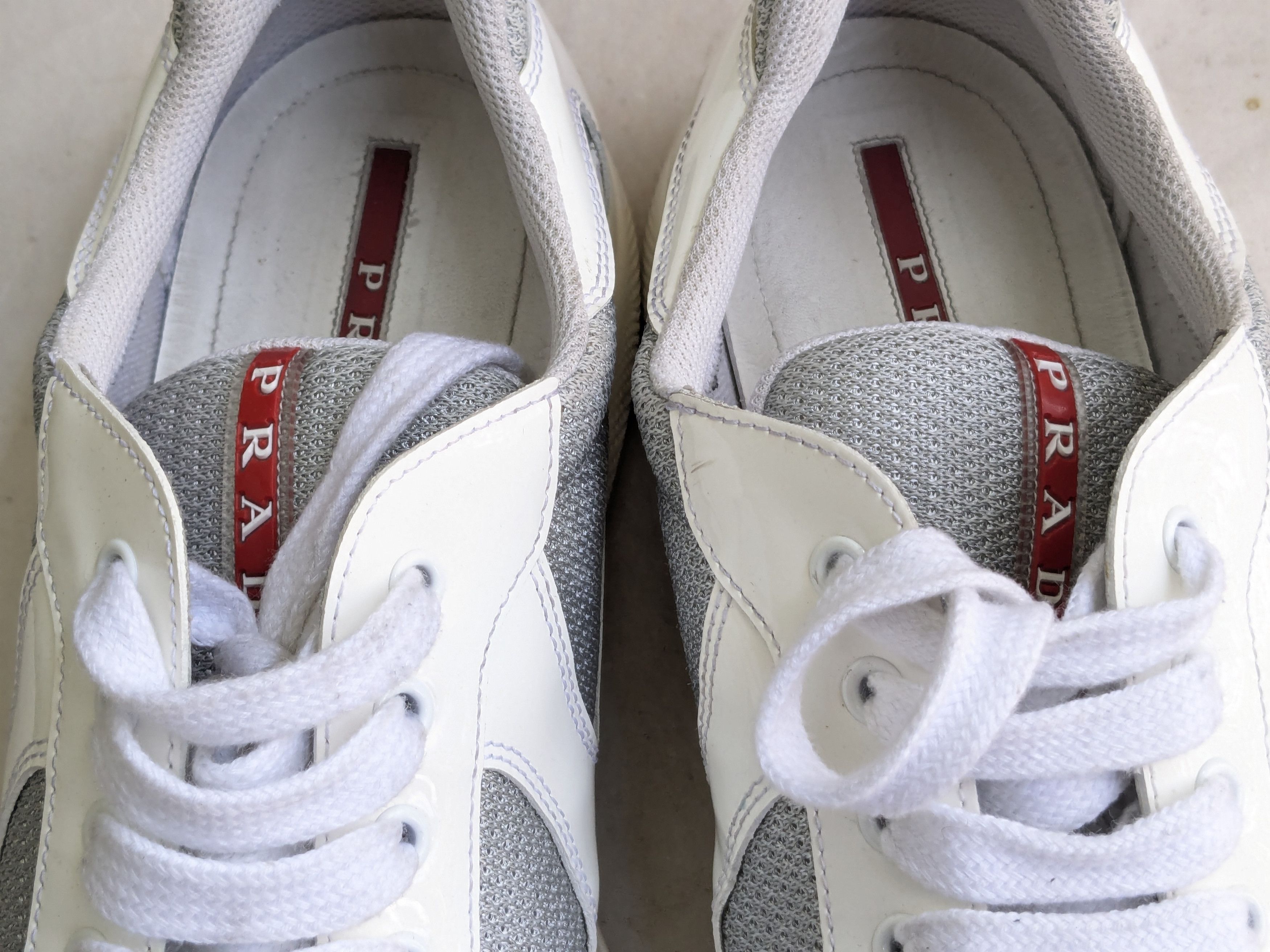 Prada Prada America's Cup White Patent Leather 11 Low Top Size US 11 / EU 44 - 5 Thumbnail
