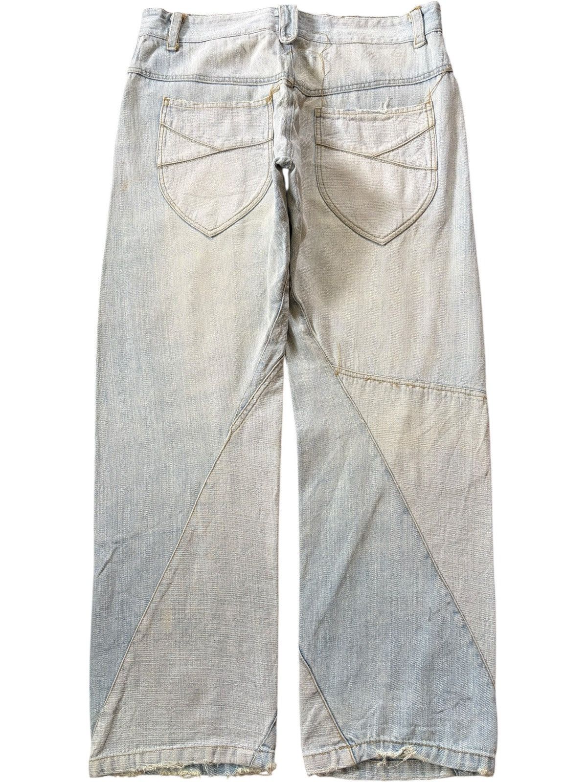 Helmut Lang Vintage Japanese Brand Distress Loose Jeans Size US 32 / EU 48 - 2 Thumbnail