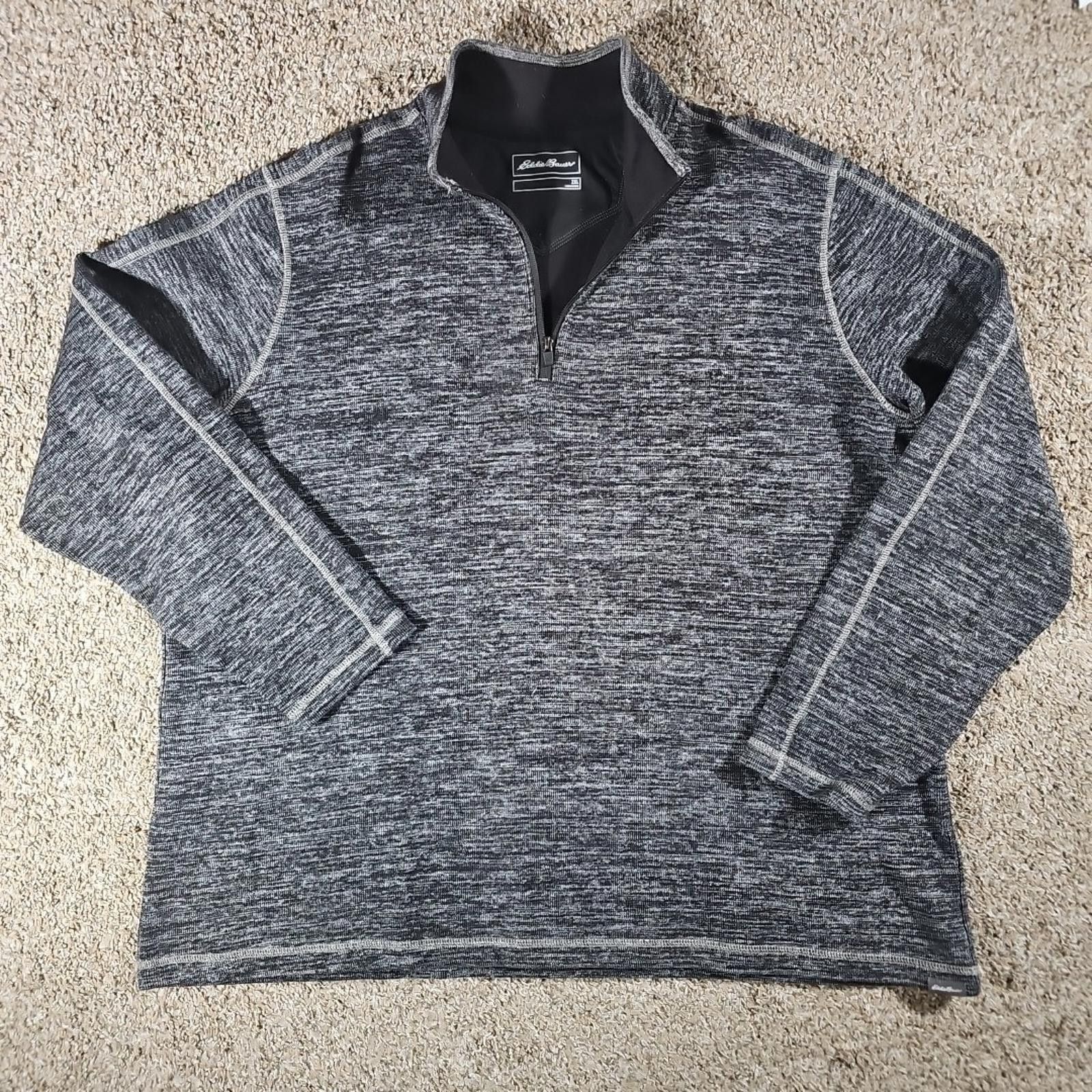 Eddie Bauer Eddie Bauer XXL Heather 1/4 Zip Sweater Size US XXL / EU 58 / 5 - 1 Thumbnail