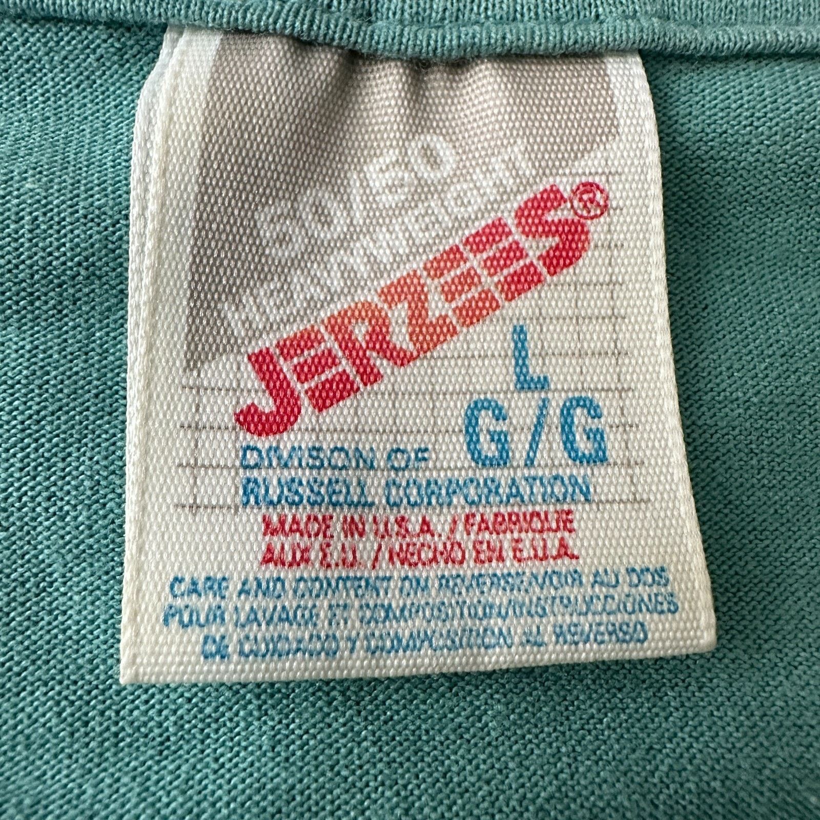 Jerzees Vintage Dallas Cowboy Boots Line Dancing T-Shirt Men L Green Size US L / EU 52-54 / 3 - 5 Thumbnail