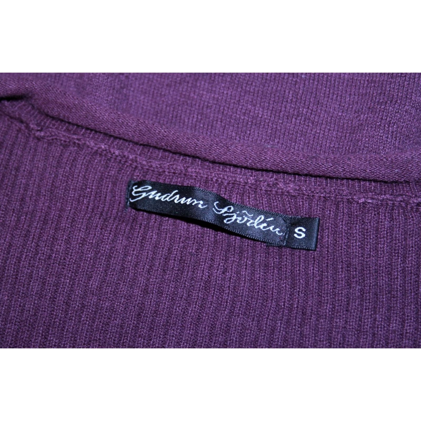 Vintage Gudrun Sjoden Womens Purple Midi Dress S - A-Line, 100% genuine, Size S, Purple, Midi, Women Size S / US 4 / IT 40 - 5 Thumbnail