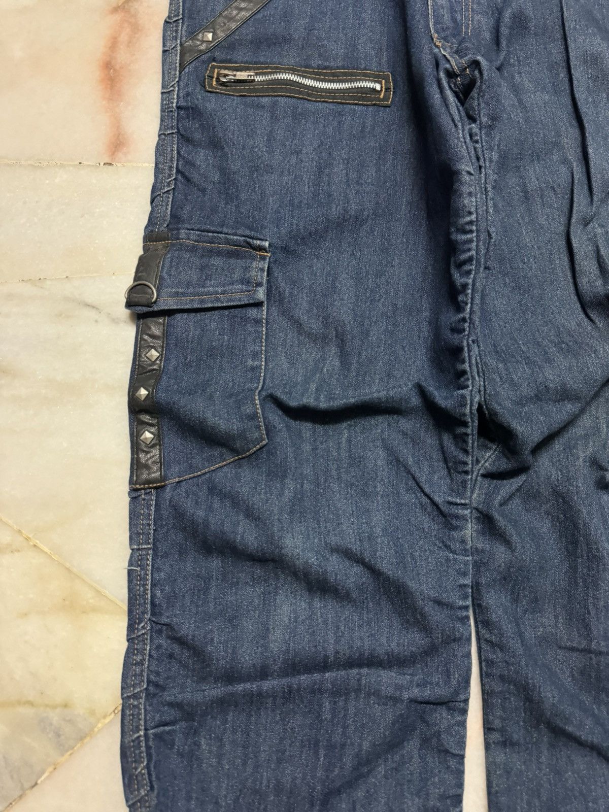 Seditionaries 💥PUNK JEANS JAPANESE STUDDED RARE DENIM JEANS Size US 30 / EU 46 - 8 Thumbnail