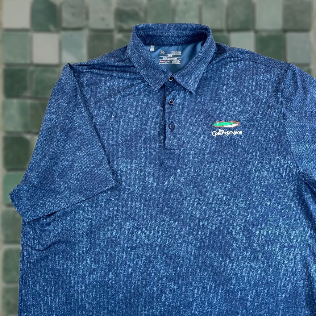 Under Armour Under Armour Polo Shirt Men XL Blue Performance Loose Fit HeatGear NWOT Size US XL / EU 56 / 4 - 1 Thumbnail