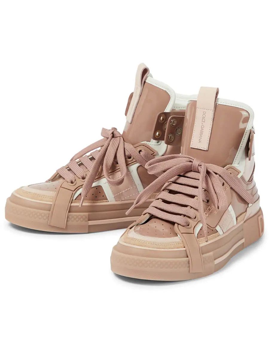 Dolce & Gabbana o1y0925 Hi-Top Sneakers in Multicolor Size US 6 / IT 36 - 2 Thumbnail