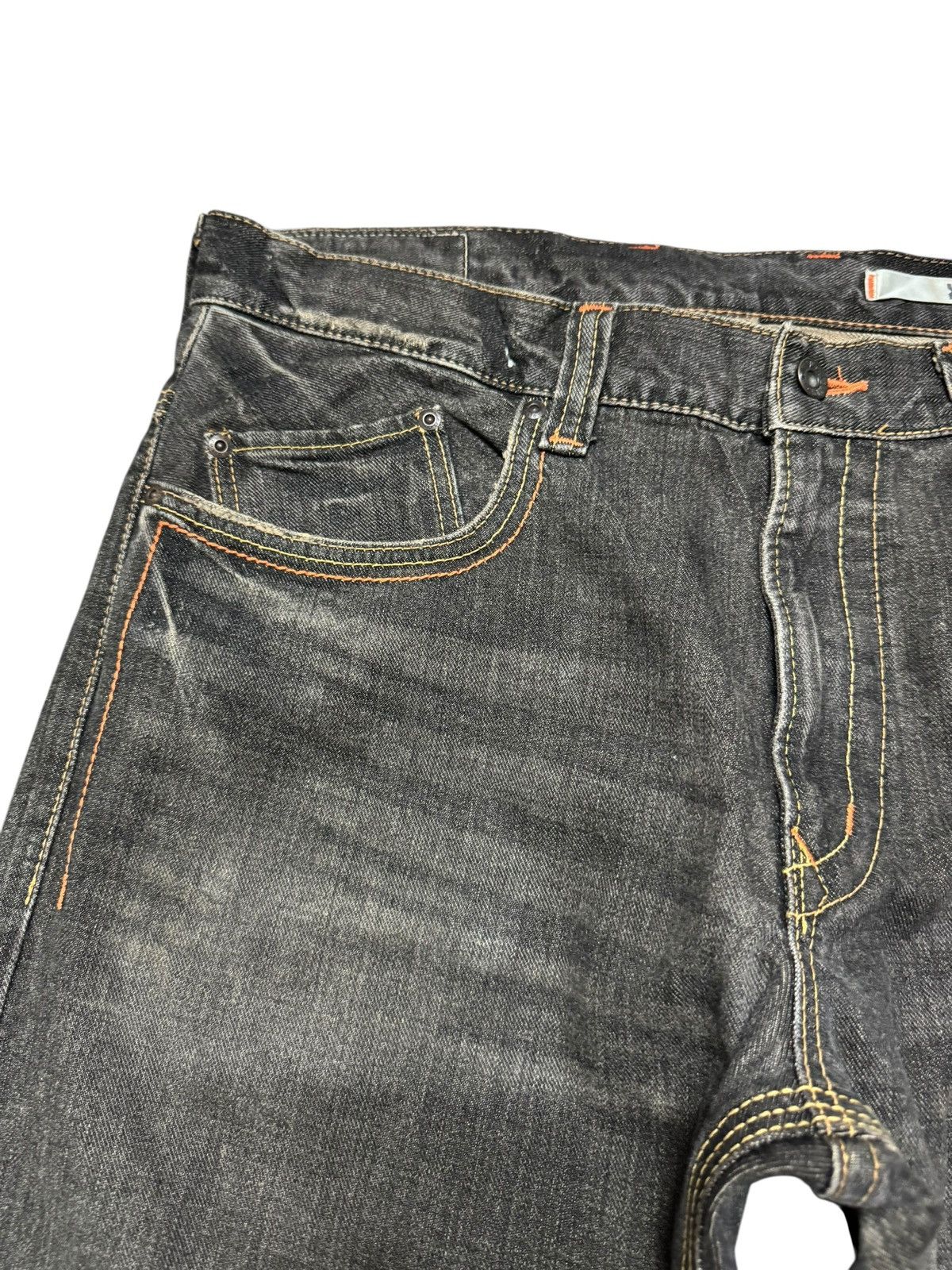 Edwin Exclusive Vintage Edwin 401XVS Denim Flare Jeans Size US 38 / EU 54 - 4 Thumbnail