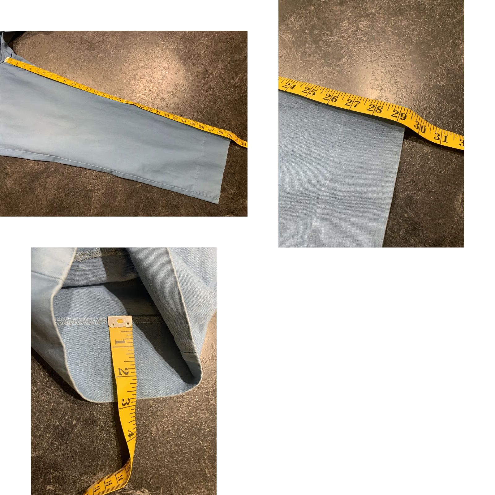 J.Crew J.CREW Bowery Slim Straight Blue Dress Pants Mens 34x29 Mid Rise Cotton Size US 34 / EU 50 - 8 Thumbnail