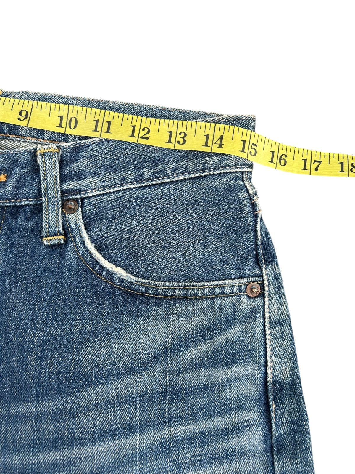 Kapital Vintage Edwin 505XX Selvedge Distressed Denim Jeans Size US 30 / EU 46 - 14 Thumbnail