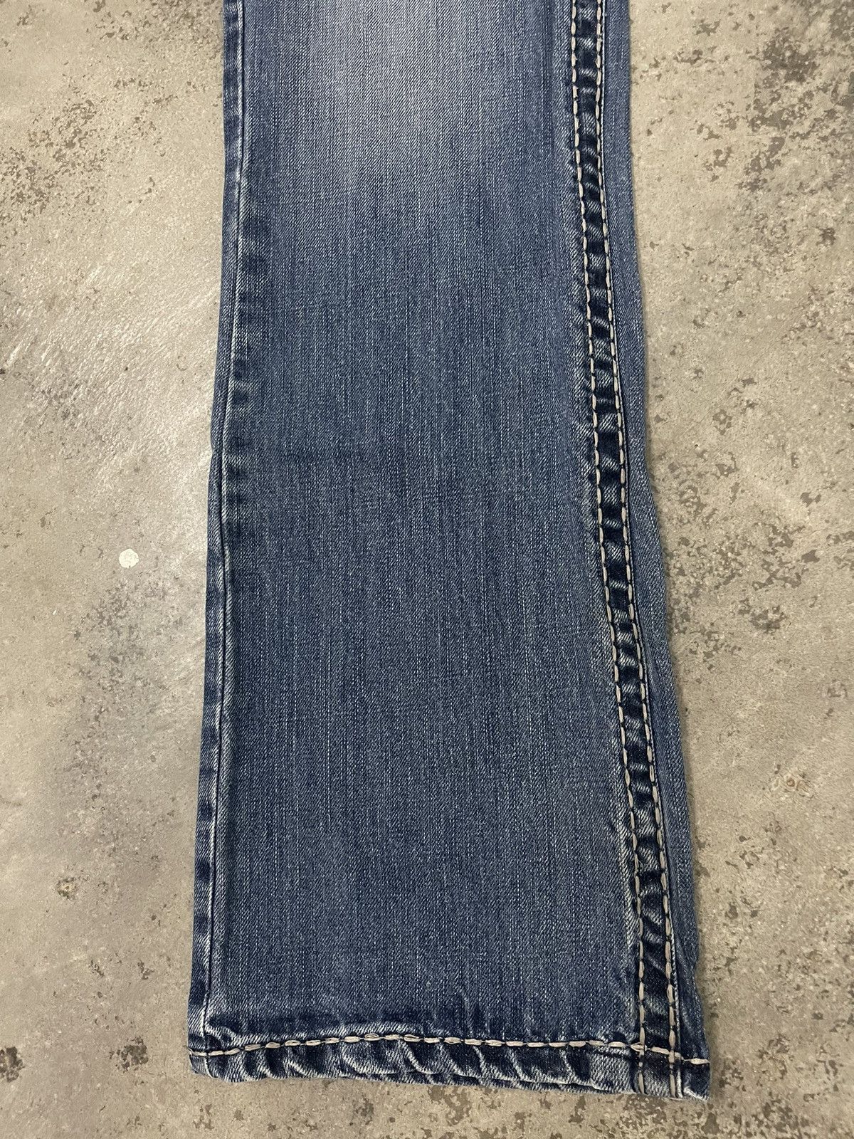 Wrangler Vintage Rock 47 Flared Denim Size US 32 / EU 48 - 4 Thumbnail