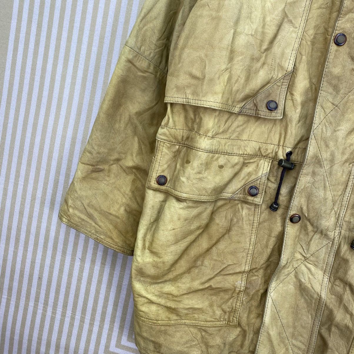 Jaded by Knight 🫶 vintage Knight Leather Field Jacket Checked Lining Size US S / EU 44-46 / 1 - 5 Thumbnail