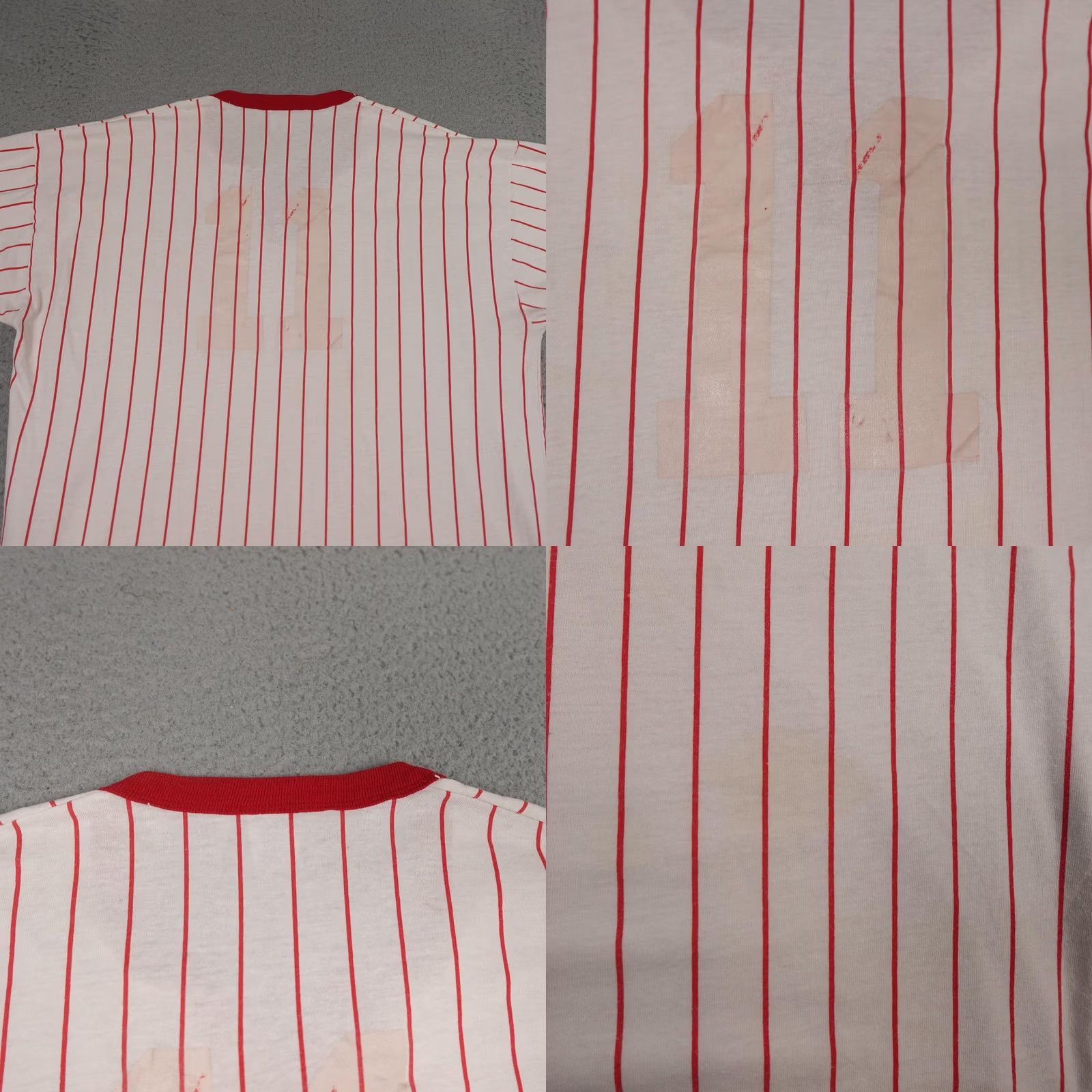 Russell Athletic VINTAGE Russell Athletic Redeemer Lutheran Church Shirt Mens XL White Red Pinstripe Size US XL / EU 56 / 4 - 9 Thumbnail