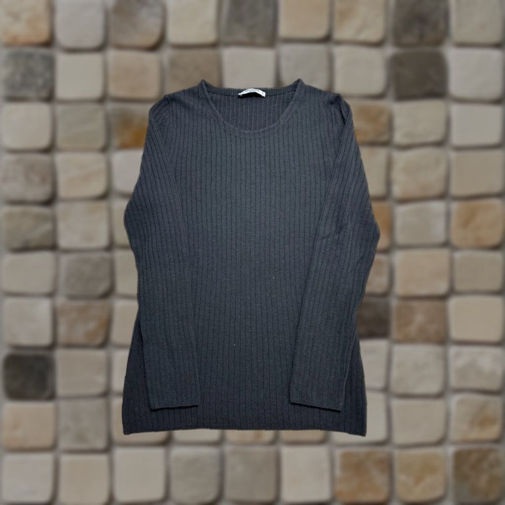 M.M.LaFleur M.M.Lafleur Sweater Womens Small Gray Merino Wool Knit Pullover Size S / US 4 / IT 40 - 1 Thumbnail