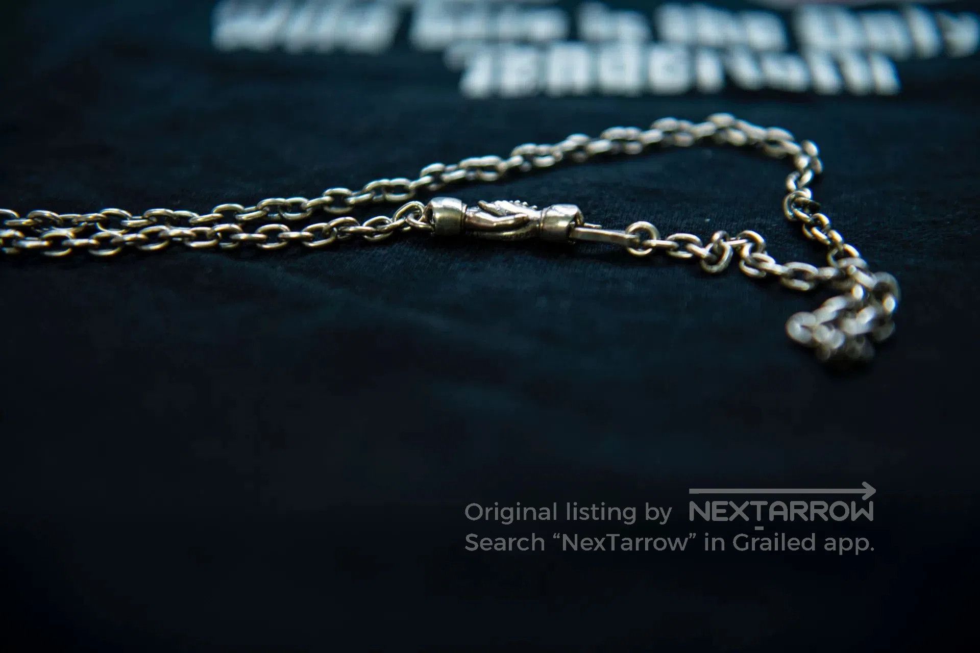 Other Weirdo Handshake Necklace Silver Clasp. Size ONE SIZE - 2 Thumbnail