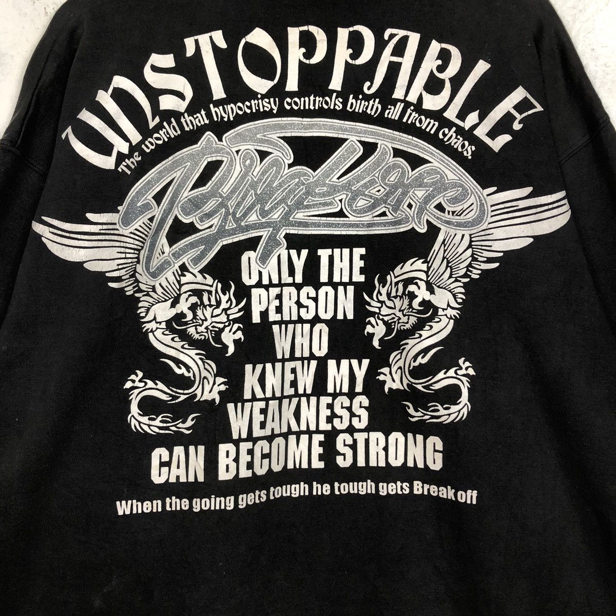 Japanese Brand 📌Vintage Sweatshirt Break Off Unstoppable Issey Miyake Size US L / EU 52-54 / 3 - 13 Thumbnail