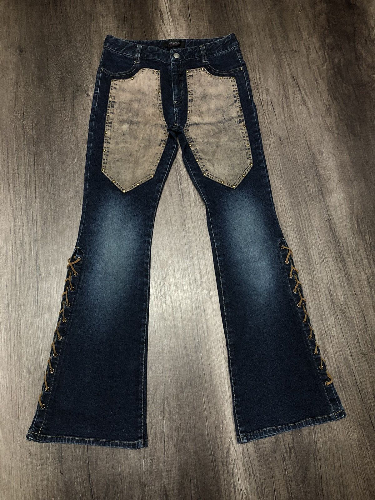 Designer × Japanese Brand VINTAGE ORIRIN FLARE JEANS JAPANESE BRAND Size 27" / US 4 / IT 40 - 7 Thumbnail