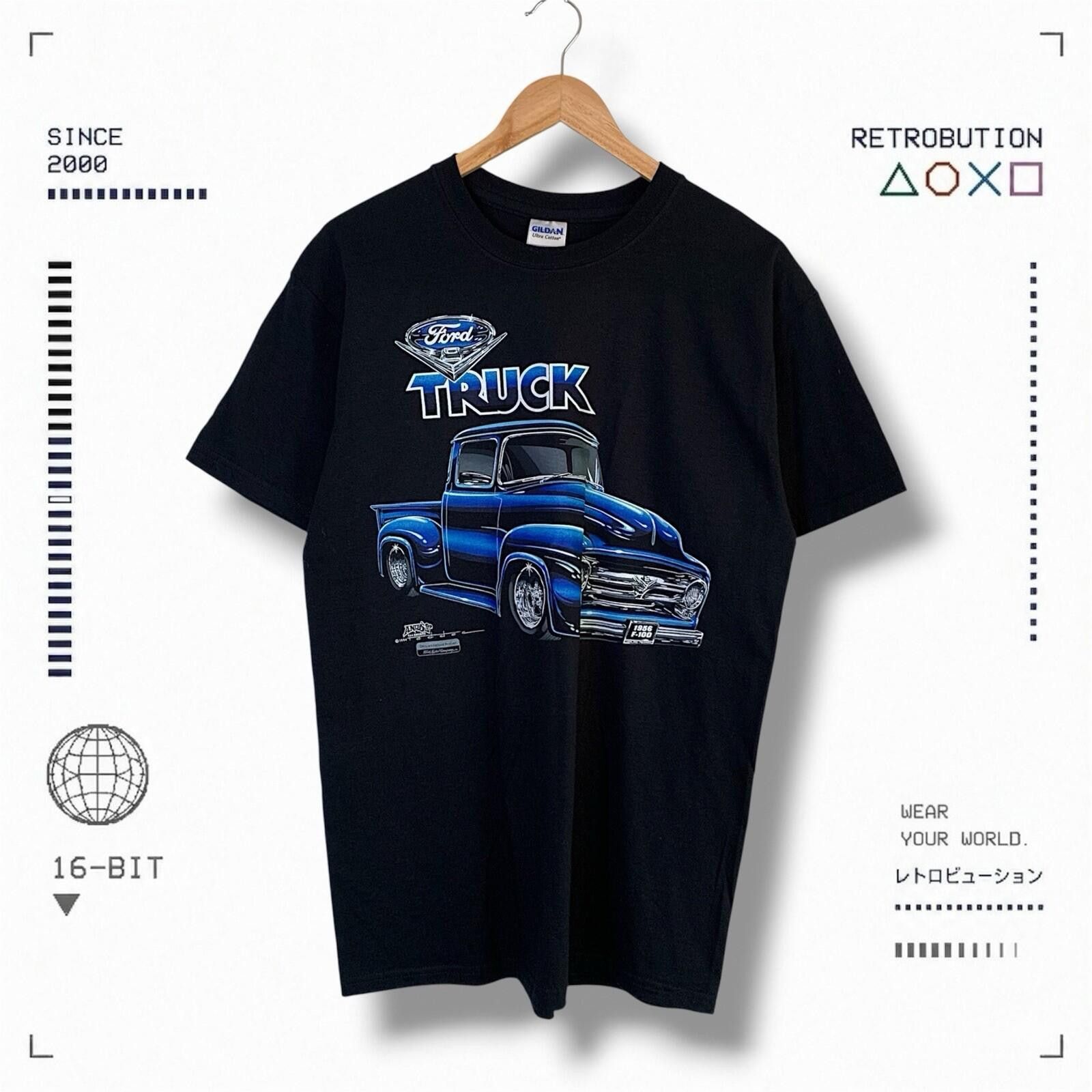 Ford 2000s Ford F-100 Truck Graphic Shirt Black Size M Size US M / EU 48-50 / 2 - 1 Thumbnail