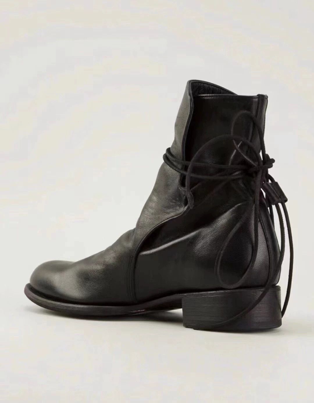 Yohji Yamamoto Yohji Yamamoto Calfskin Lace-up Boots 36/36.5 Size US 5.5 / IT 35.5 - 1 Thumbnail