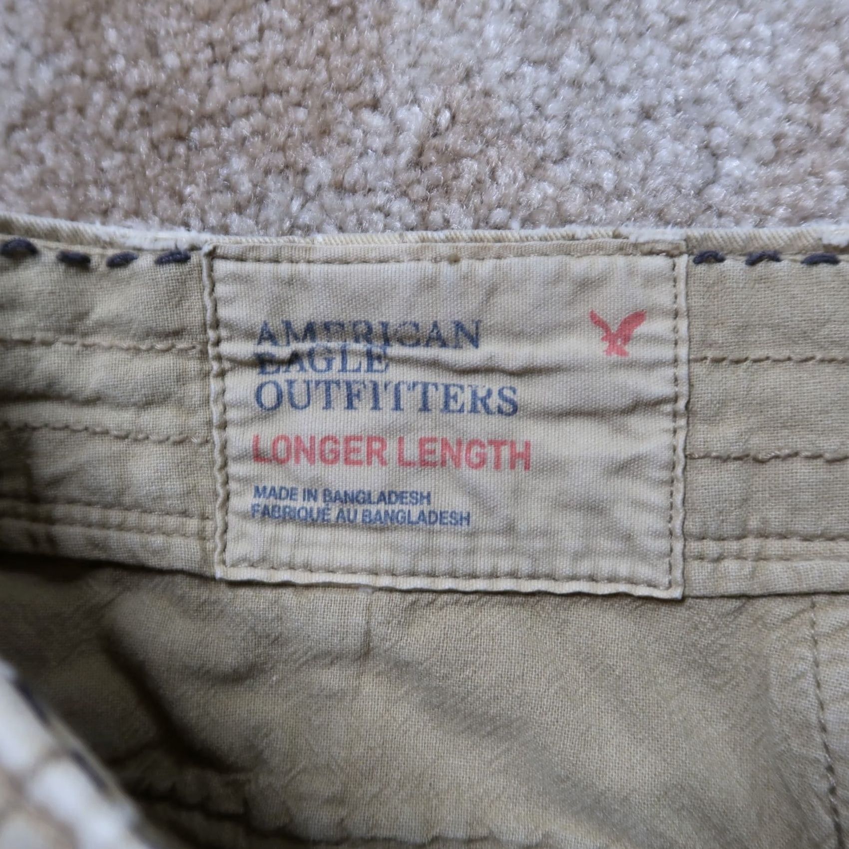 American Eagle Outfitters American Eagle Outfitters Chino Shorts Men 32 Flat Front Beige 5-Pocket Classic Casual Summer Size US 32 / EU 48 - 3 Thumbnail
