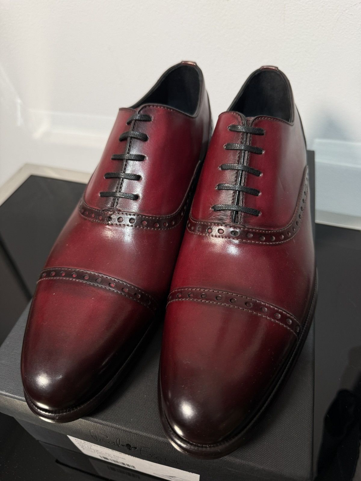 Paul Evans Paul Evans | Brando Semi-Brogue Oxford Size US 11 / EU 44 - 1 Thumbnail