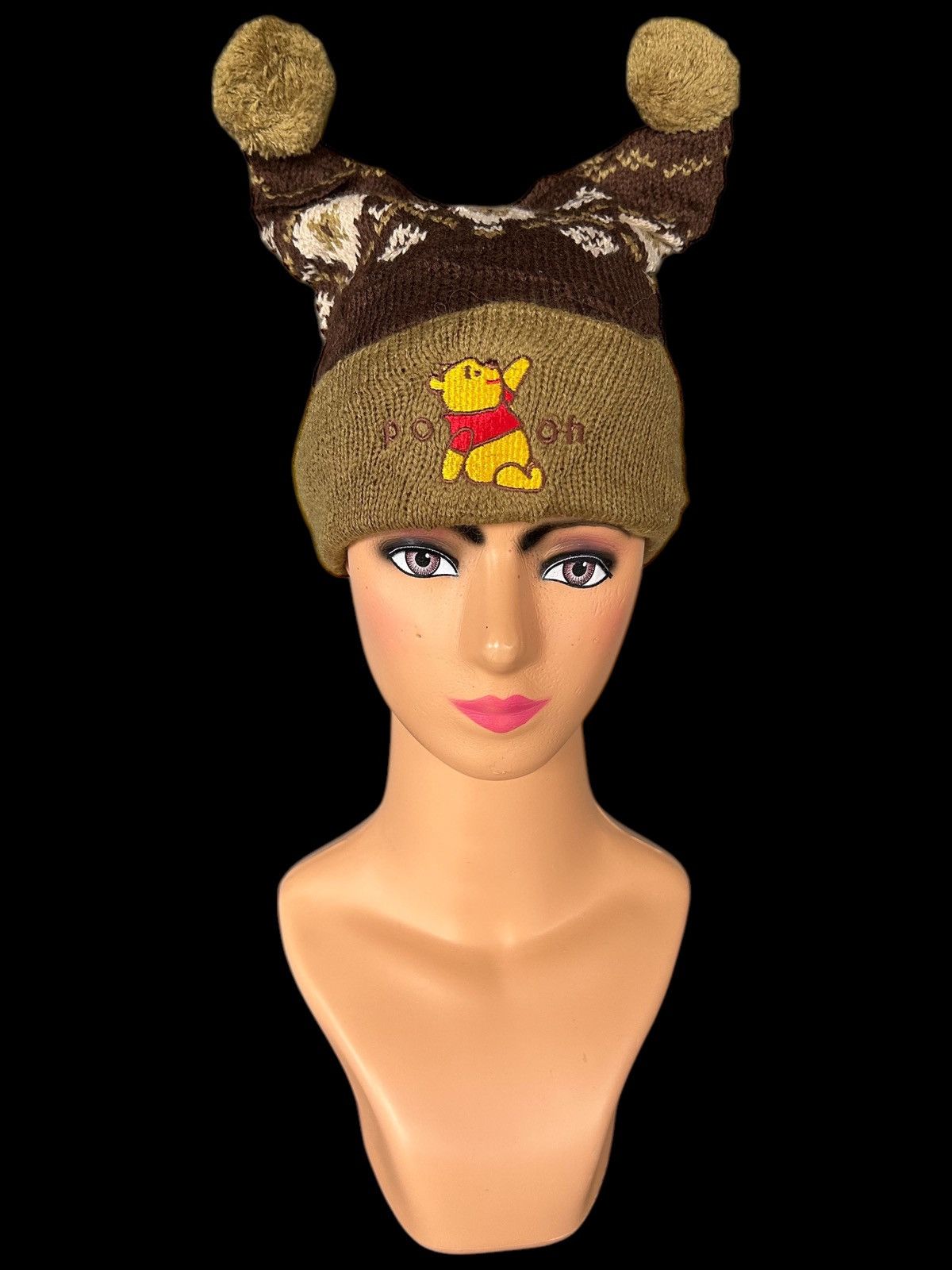 Japanese Brand × Kapital × Vintage Pooh Horn Devil Beanie Hats Size ONE SIZE - 1 Thumbnail