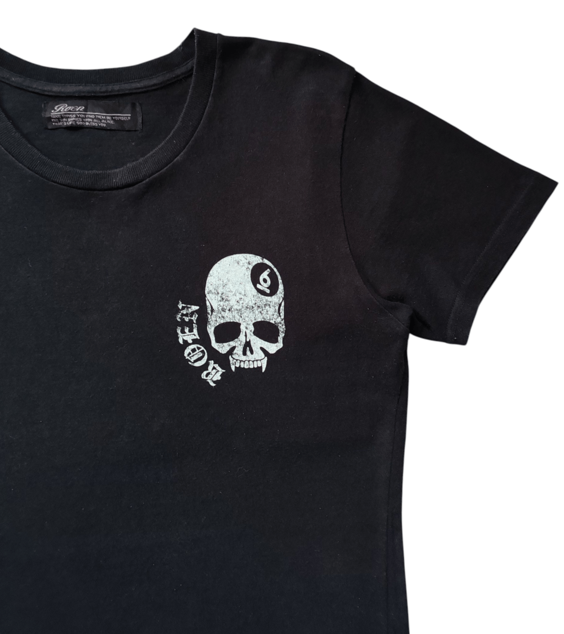 Roen ROEN Japan T Skull Punk Gothic shirt size Medium Size US S / EU 44-46 / 1 - 3 Thumbnail