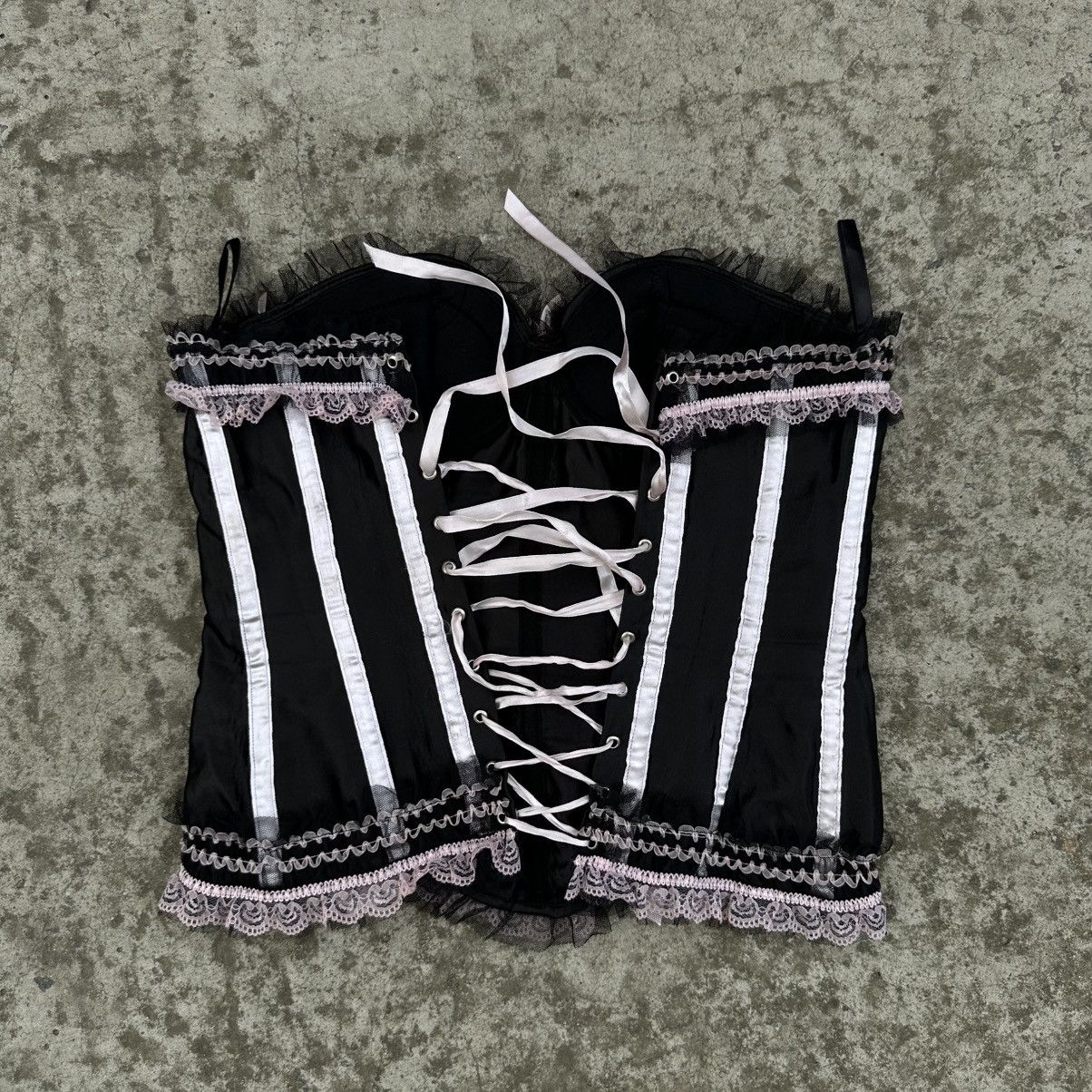 Number 288 Vintage Women’s Corset Gothic Punk Trend Hype Beast Size M / US 6-8 / IT 42-44 - 2 Thumbnail