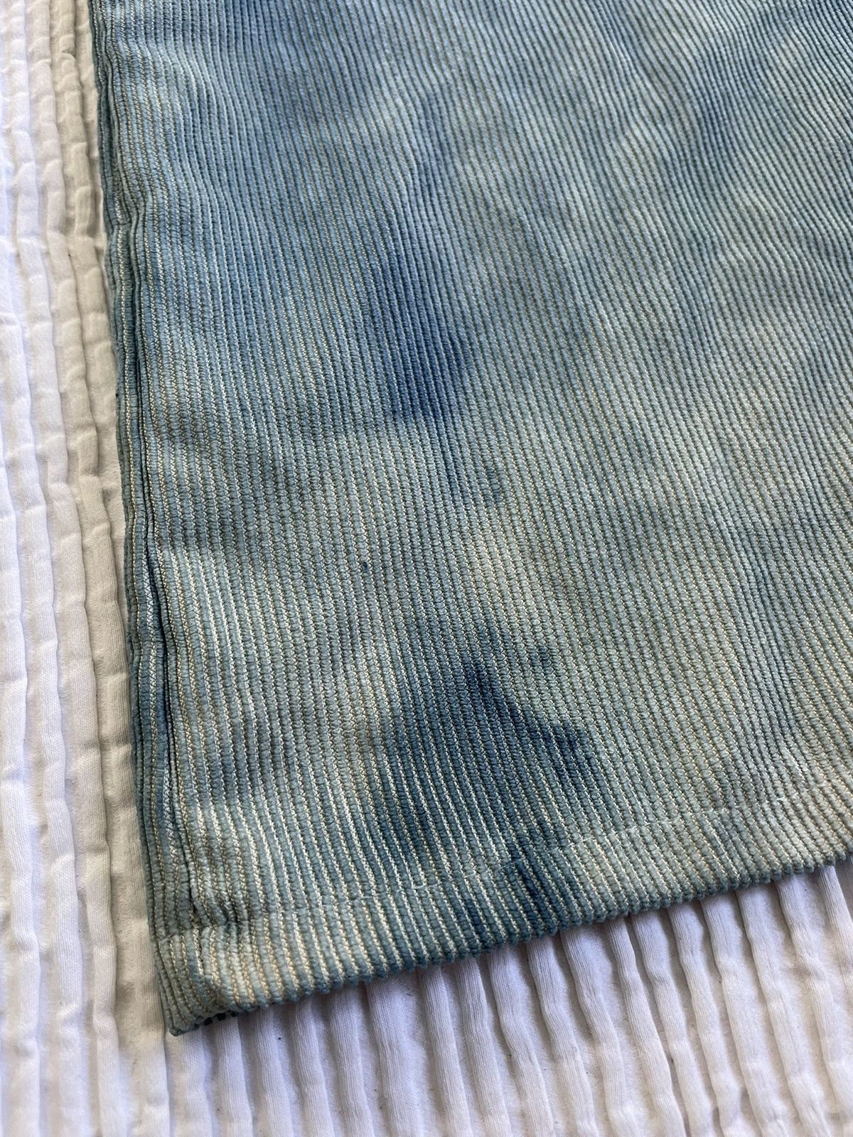 Other Indigo Schloppy Dyed Sun Faded Corduroy Cotton TShirt Size US M / EU 48-50 / 2 - 4 Thumbnail