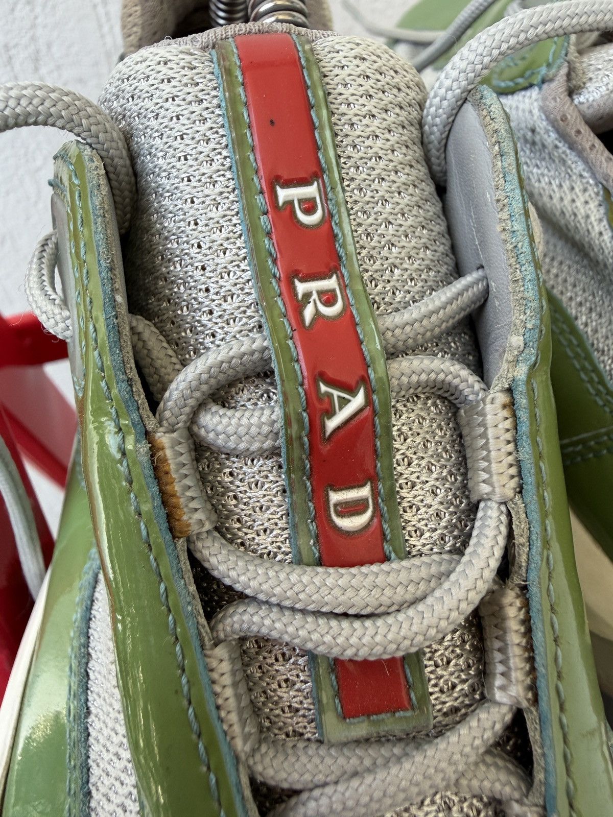Prada America cup patent leather trainers Size US 8 / IT 38 - 13 Thumbnail