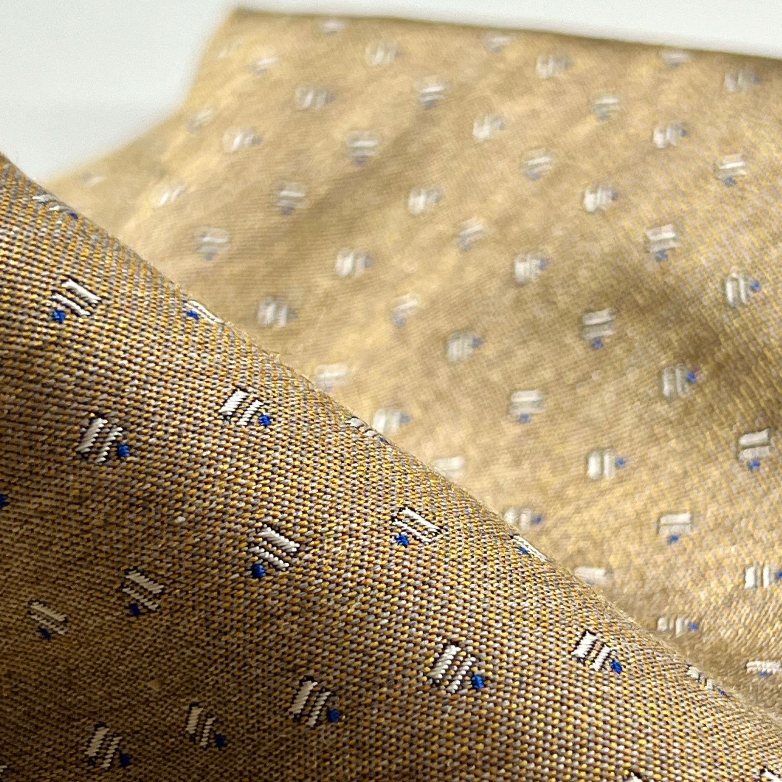 Giorgio Armani Giorgio Armani Cravatte Men's Tie Gold 100% Silk Necktie Size ONE SIZE - 5 Thumbnail