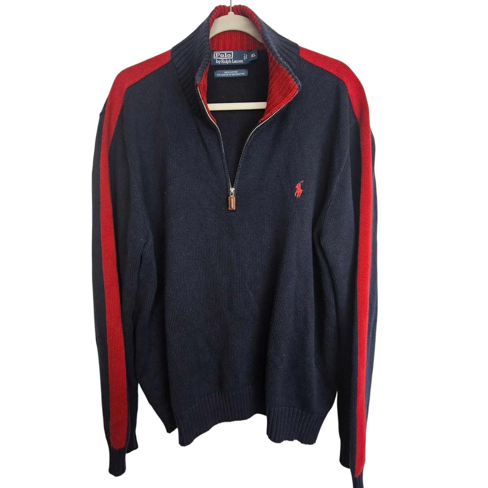 Polo Ralph Lauren Polo Ralph Lauren Mens Pullover Knit Sweater XL Preppy Ivy Size US XL / EU 56 / 4 - 1 Thumbnail