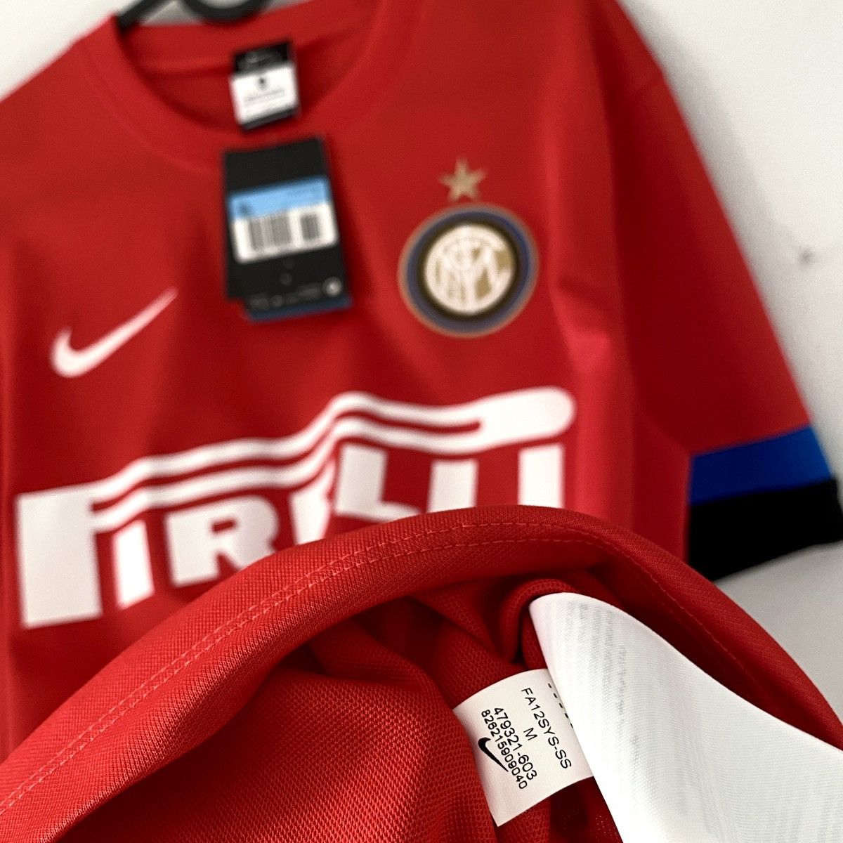 Nike × Vintage NEW 2012 2013 Inter Milan Away Kit Nike Soccer Jersey Shirt Size US M / EU 48-50 / 2 - 6 Thumbnail