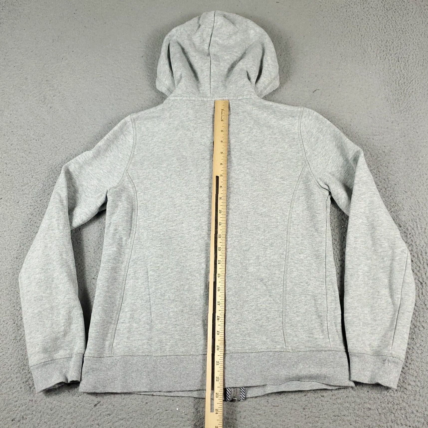 Nautica Nautica Full Zip Hoodie Sweater Womens Medium Gray Solid Knit Long Sleeve Casual Modern Size M / US 6-8 / IT 42-44 - 6 Thumbnail