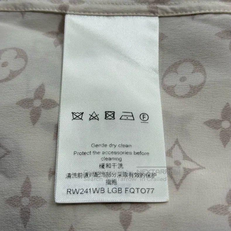 Louis Vuitton Louis Vuitton Apricot silk presbyopic full print shirt Size XS / US 0-2 / IT 36-38 - 6 Thumbnail