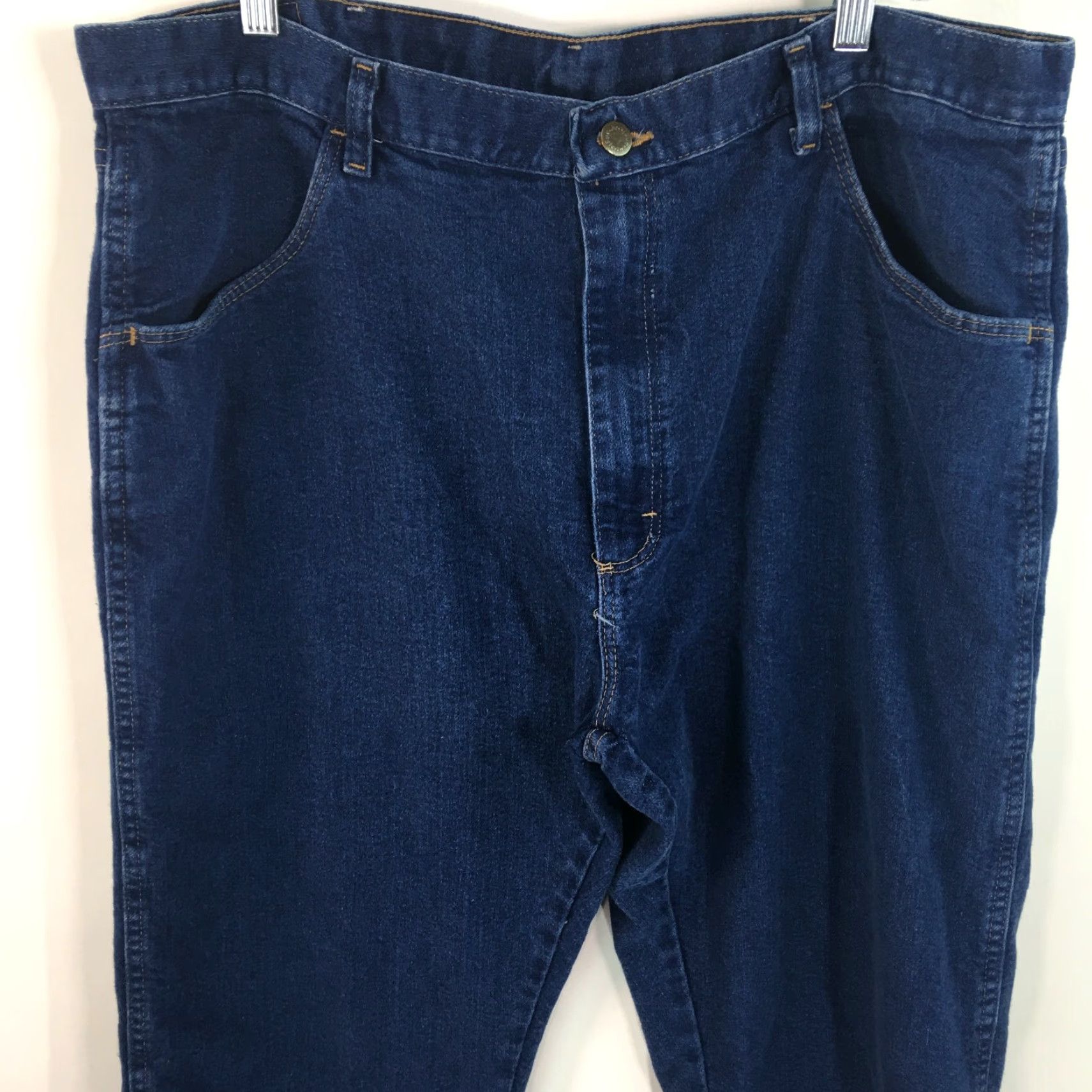 Wrangler Wrangler Jeans Denim Straight Leg Men Size 40 Navy Blue 40x29 Vintage No Size US 40 / EU 56 - 3 Thumbnail