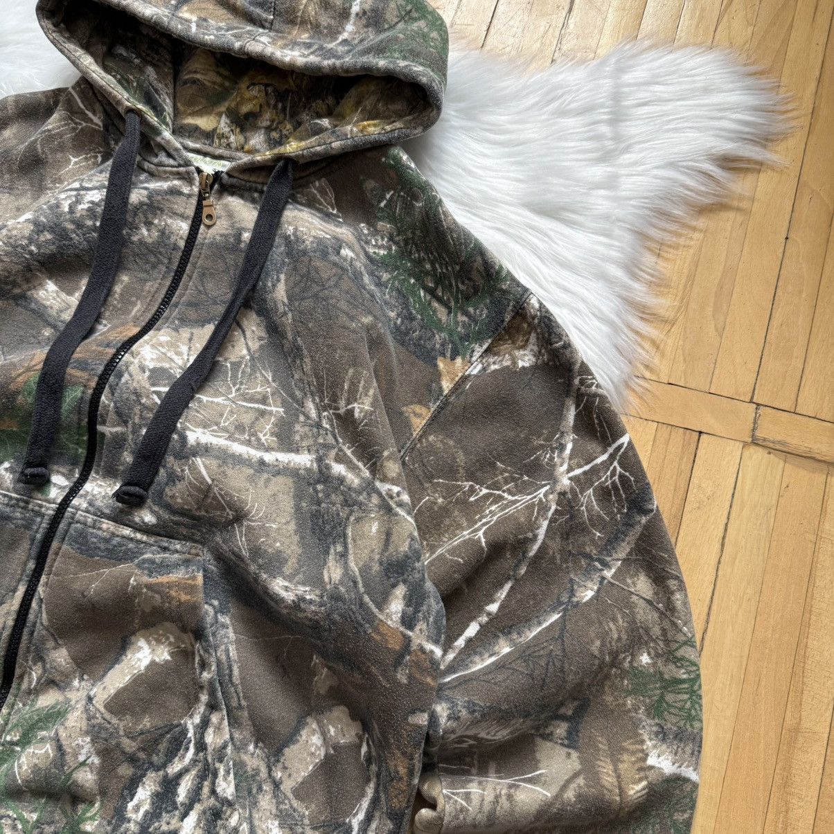 Realtree 📌 Vintage Realtree Camo All Over Print Boxy Hoodie Size US XL / EU 56 / 4 - 4 Thumbnail